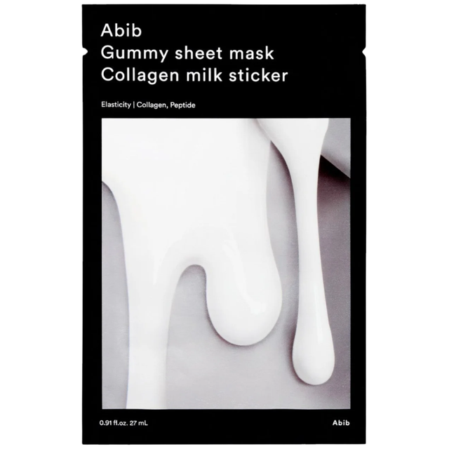 Abib - Gummy Sheet Mask Collagen Milk Sticker 27ml. (Pack of 3)