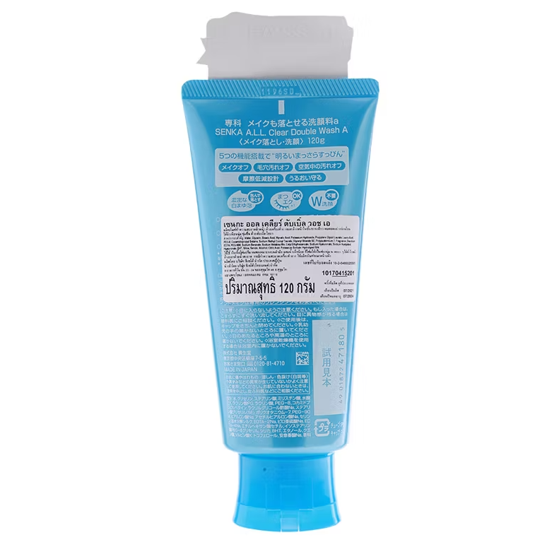 Senka - All Clear Double Wash 2in1 120ml.