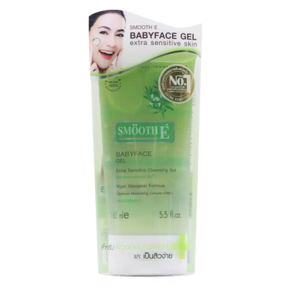 Smooth E - Baby Face Gel Extra Sensitive Cleansing Gel 165ml.