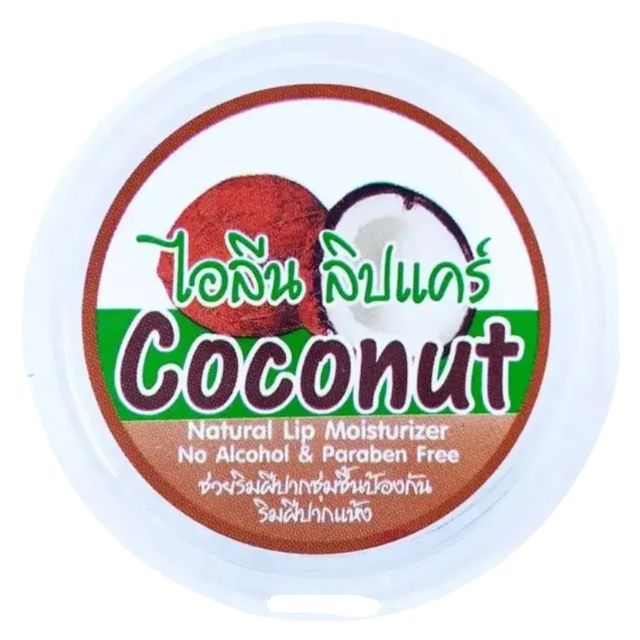iLene - Mix of Natural Lip Care Balm Moisturisers 10g. (Mix of 8) - Peach, Blueberry, Coconut, Lychee, Aloe Vera, Strawberry, Orange, Cherry.