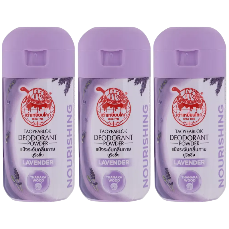 Taoyeblok - Lavender Deodorant Powder 22g. (Pack of 3)