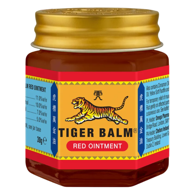 Tiger Balm - Red Ointment 30g. (Pack of 3)