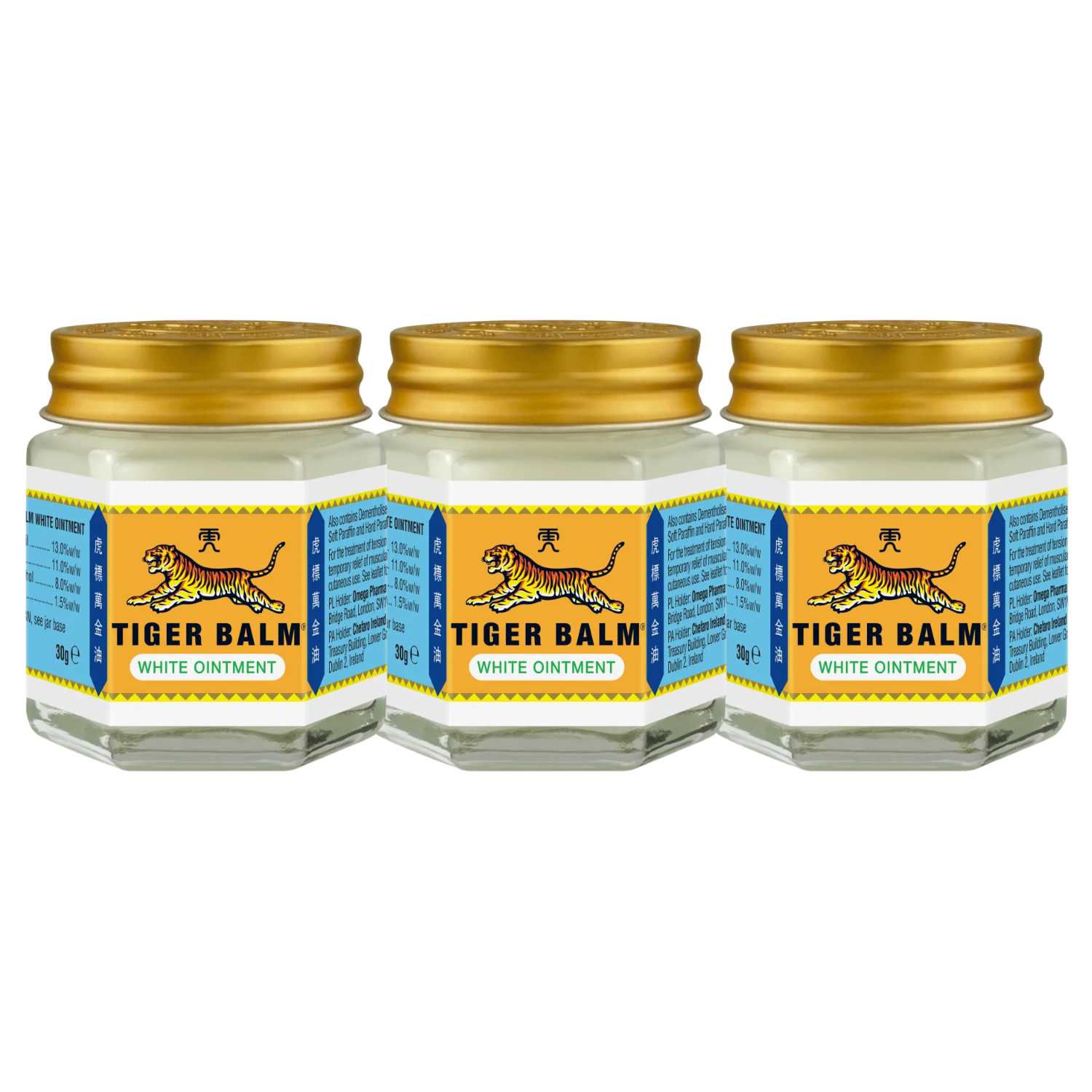 Tiger Balm - Ointment HR 30g. (Pack of 3)
