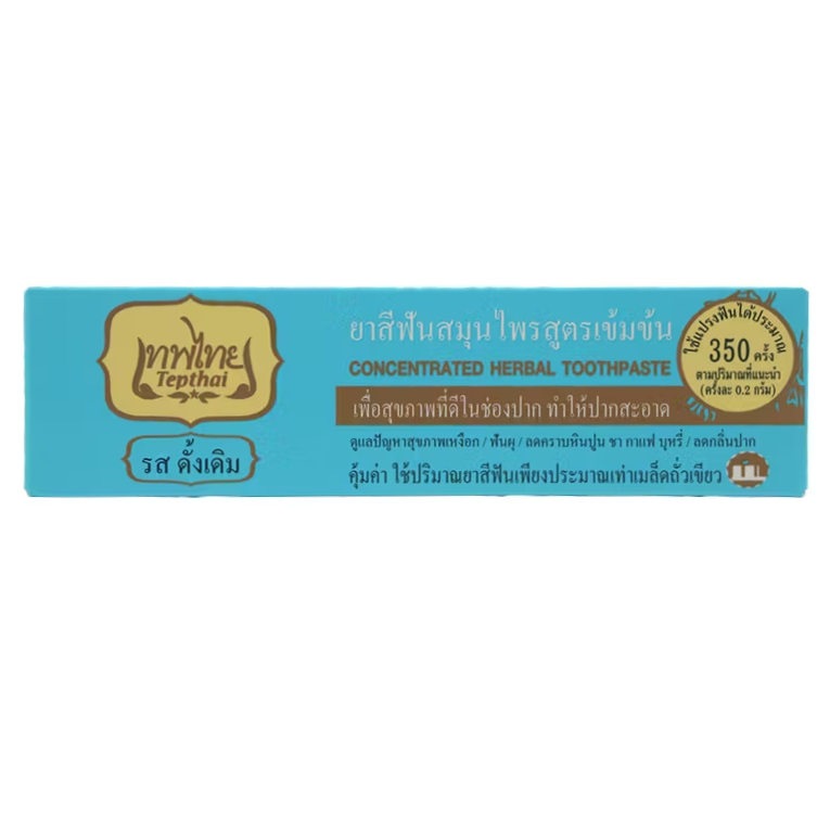 Tepthai - Toothpastes - Original Flavor70 g. | Herbal Mixed Fruit 70 g. | Salt Flavor 70 g. (Pack of 3 Mix)