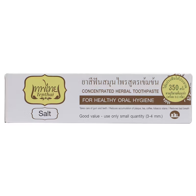 Tepthai - Toothpastes - Original Flavor70 g. | Herbal Mixed Fruit 70 g. | Salt Flavor 70 g. (Pack of 3 Mix)