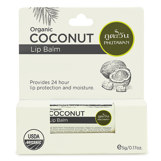 Phutawan - Organic Coconut Lip Balm 5g.