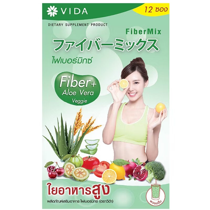 Vida - Fiber Mix (12 Sachets) - Made in Thailand