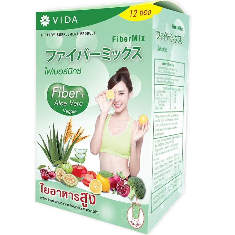 Vida - Fiber Mix (12 Sachets) - Made in Thailand