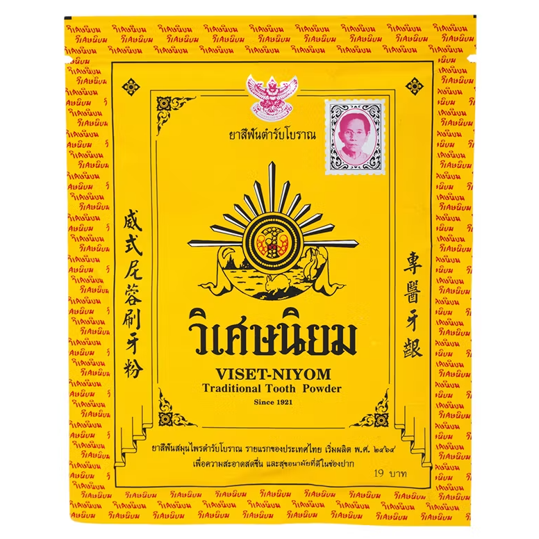 Viset-Niyom - Traditional Herbal Tooth Powder 40g. (Pack of 6)