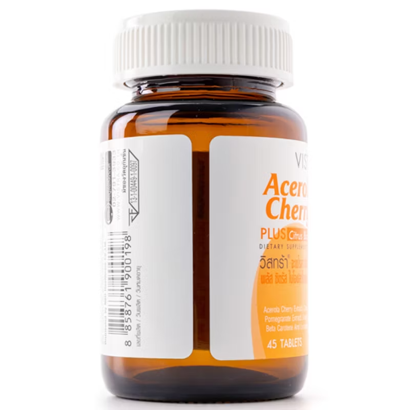 Vistra - Acerola Cherry 1000 mg Plus Citrus Bioflavonoids (45 tablets)