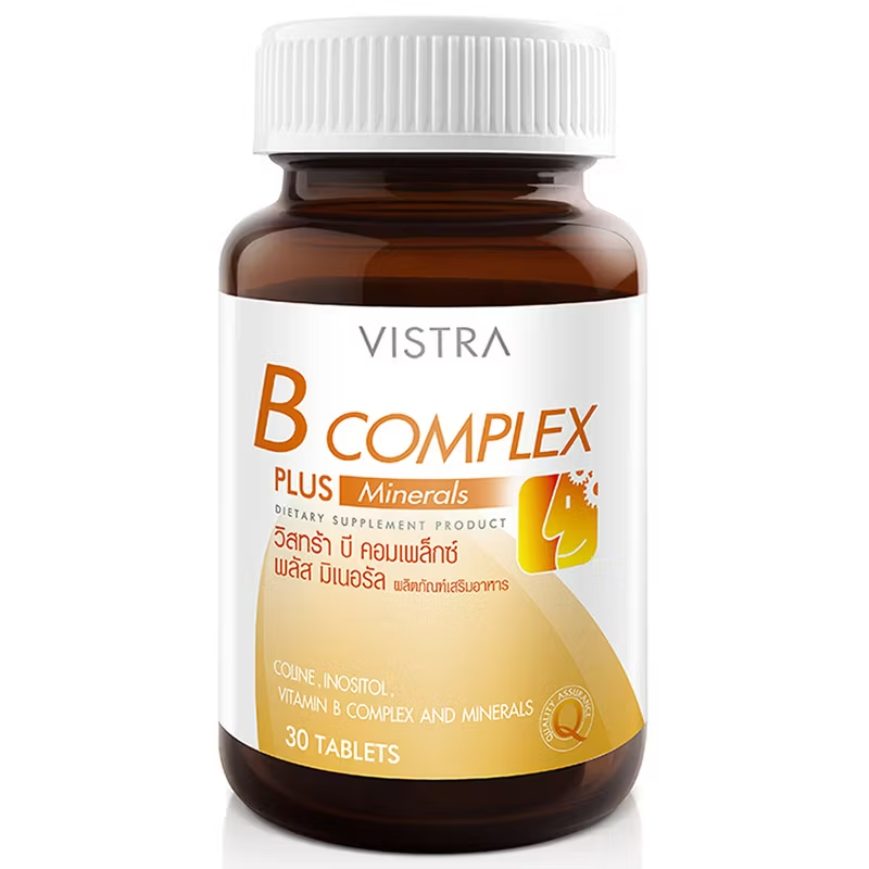 Vistra - B-Complex Plus Ginseng (30 tablets)