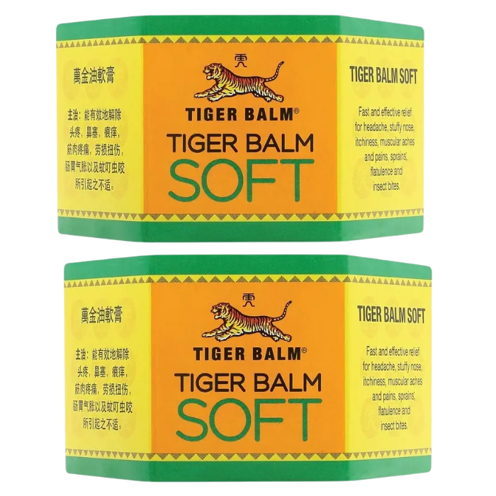 Tiger Balm - Ointment Soft 50g. (Pack of 2)