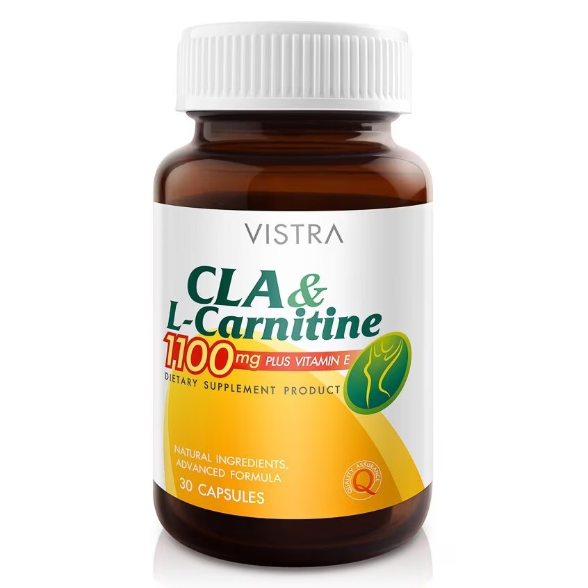 Vistra - CLA & L-Carnitine 1100 mg Plus Vitamin E (30 capsules)