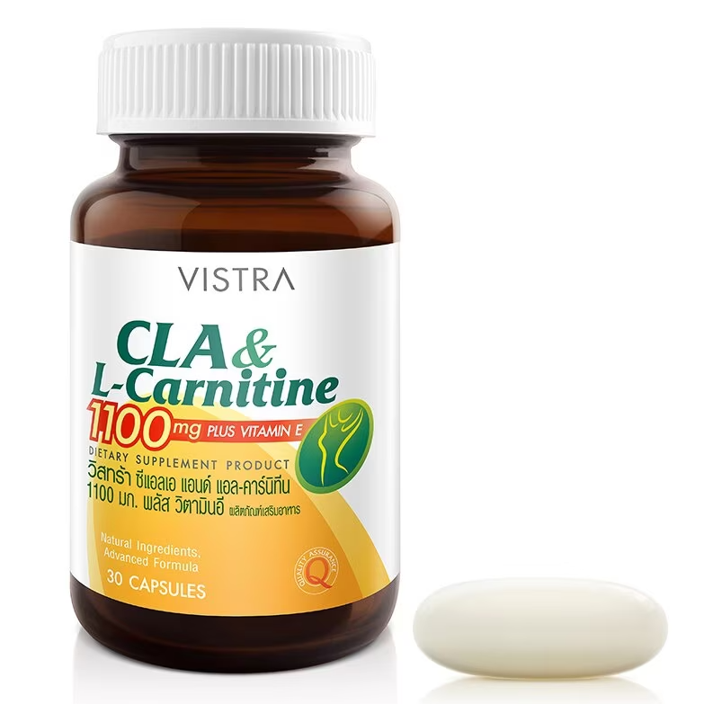 Vistra - CLA & L-Carnitine 1100 mg Plus Vitamin E (30 capsules)