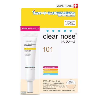 Clear Nose - Acne Care Concealer, 101 - Light Beige 12g.