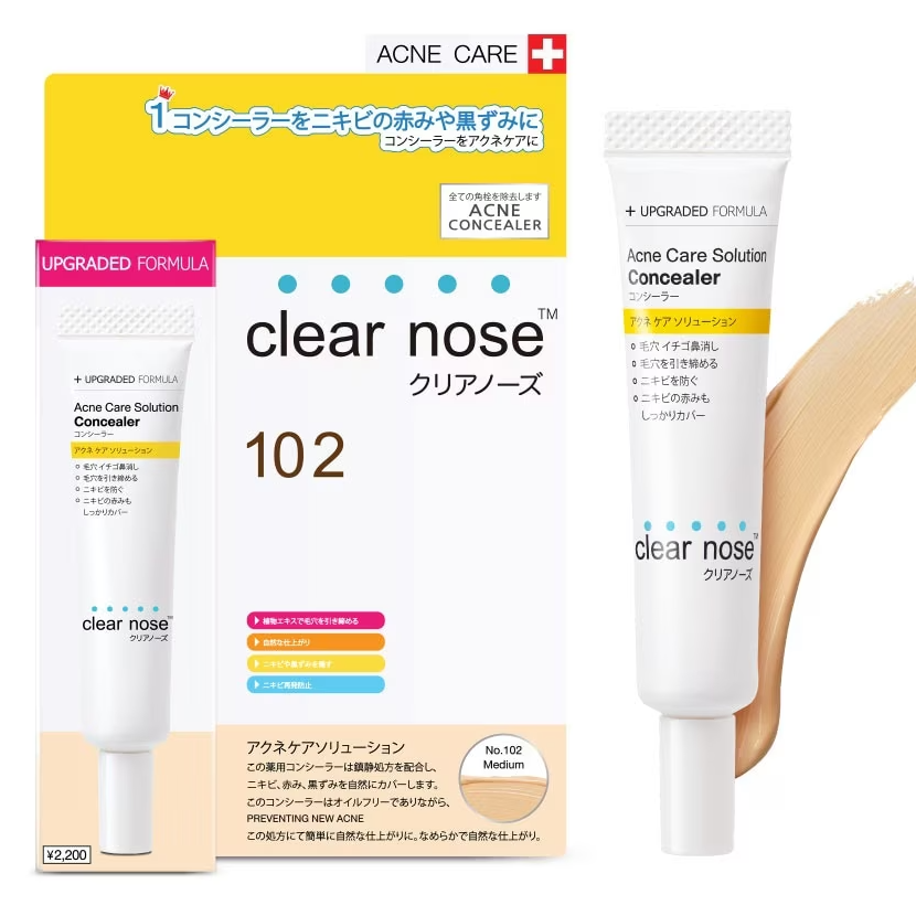 Clear Nose - Acne Care Concealer, 102 - Medium 12g.