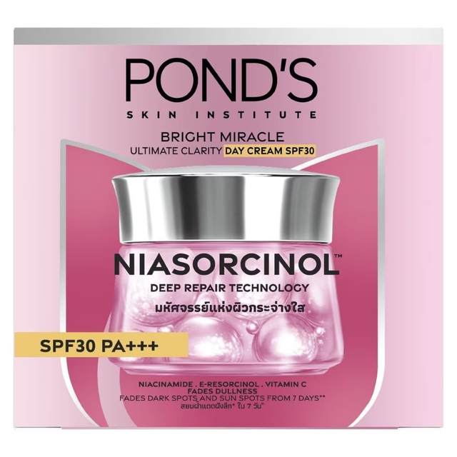 Pond's - Bright Miracle Ultimate Clarity Day Cream SPF30 PA++ Niasorcinol 45g.