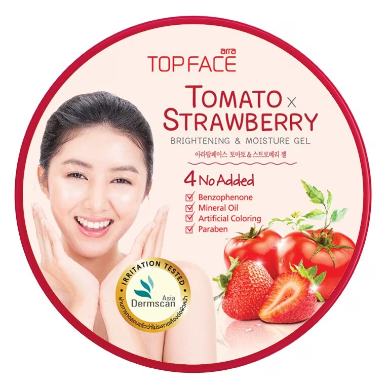 Arra TopFace - Tomato Strawberry Brightening & Moisture Gel 300g.
