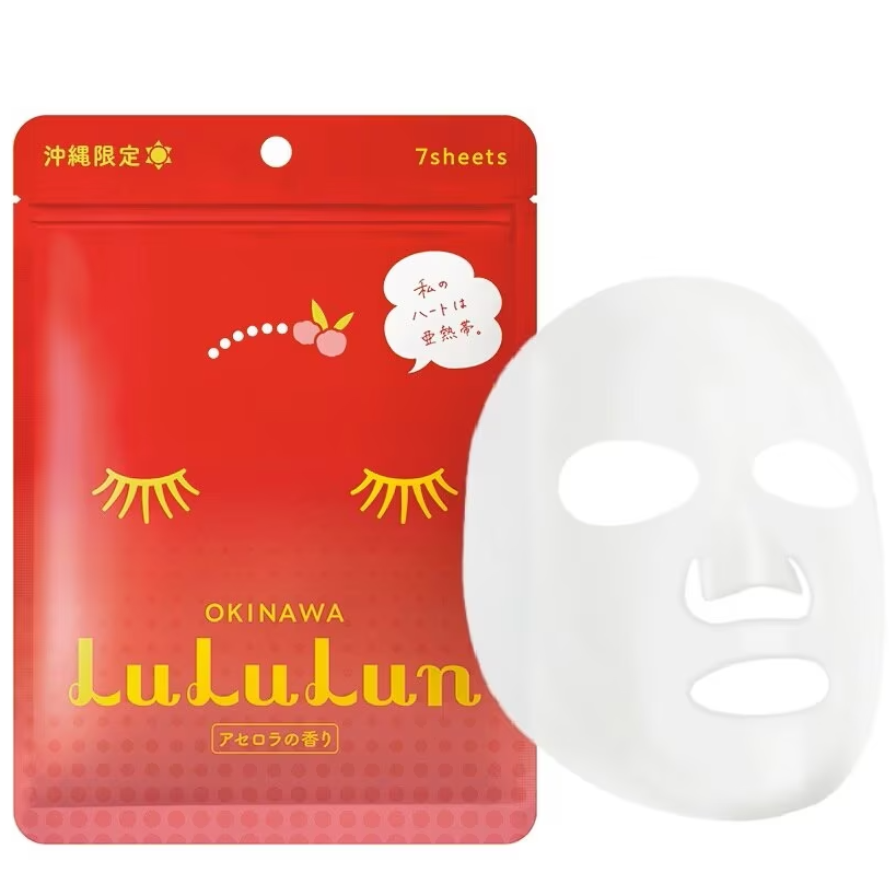 Lululun - Premium Okinawa Acerola Face Mask (Pack of 3 x 7 sheets)