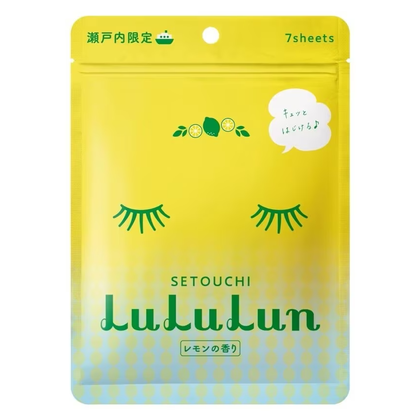Lululun - Setouchi Lemon Face Mask (Pack of 3 x 7 sheets) - Made in Japan