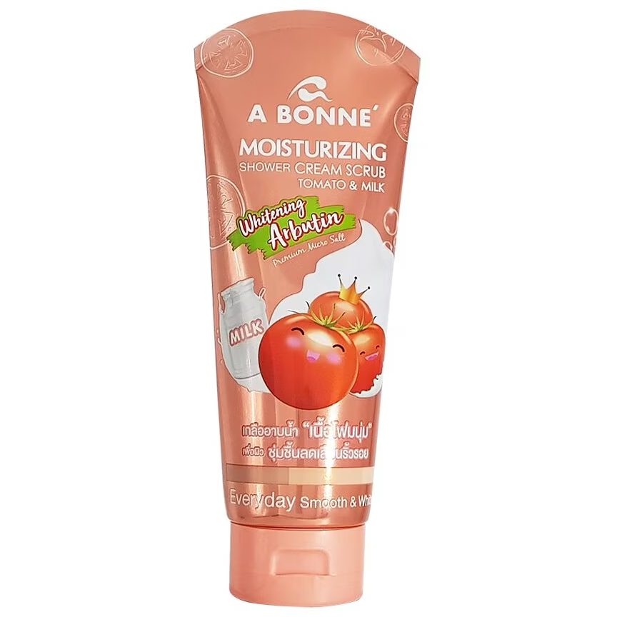 A Bonne' - Moisturizing Shower Cream Scrub Tomato and Milk 350g.