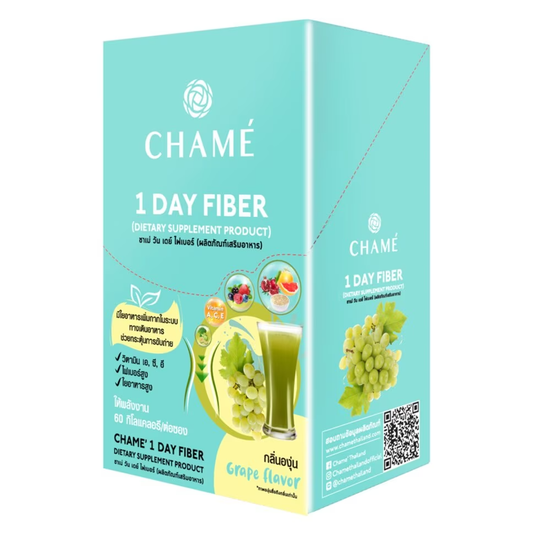 Chame' - 1 Day Fiber (6 Sachets) - Made in Thailand