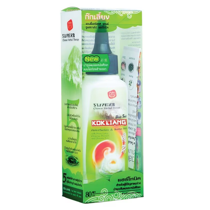 Kok Liang - Hair Tonic Anti Hair Loss and Soothes Scalp 80ml.