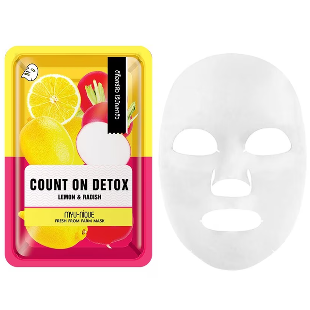 MYU-NIQUE - Fresh From Farm Lemon & Radish Mask 25g. (Pack of 3)