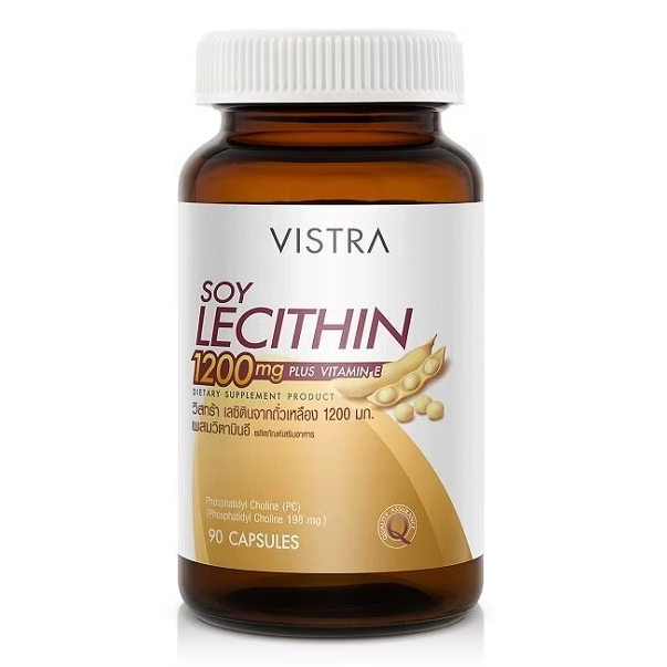 Vistra - Soy Lecithin 1200 mg. Plus Vitamin E (90 capsules)