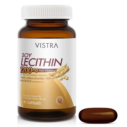 Vistra - Soy Lecithin 1200 mg. Plus Vitamin E (90 capsules)