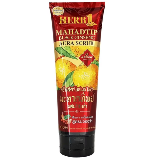 A Bonne' - Herb1 Mahadtip Black Ginseng Aura Scrub with Tamarind Extract 250g.