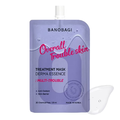 Banobagi - Treatment Mask Derma Essence Overall Trouble Skin 20ml. (Pack of 3)