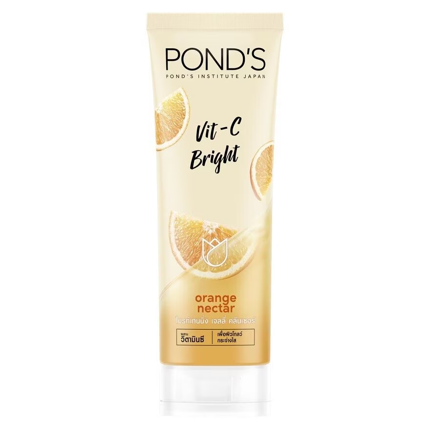 Pond's - Vit-C Bright Orange Nectar Jelly Cleanser Face Wash 100g.