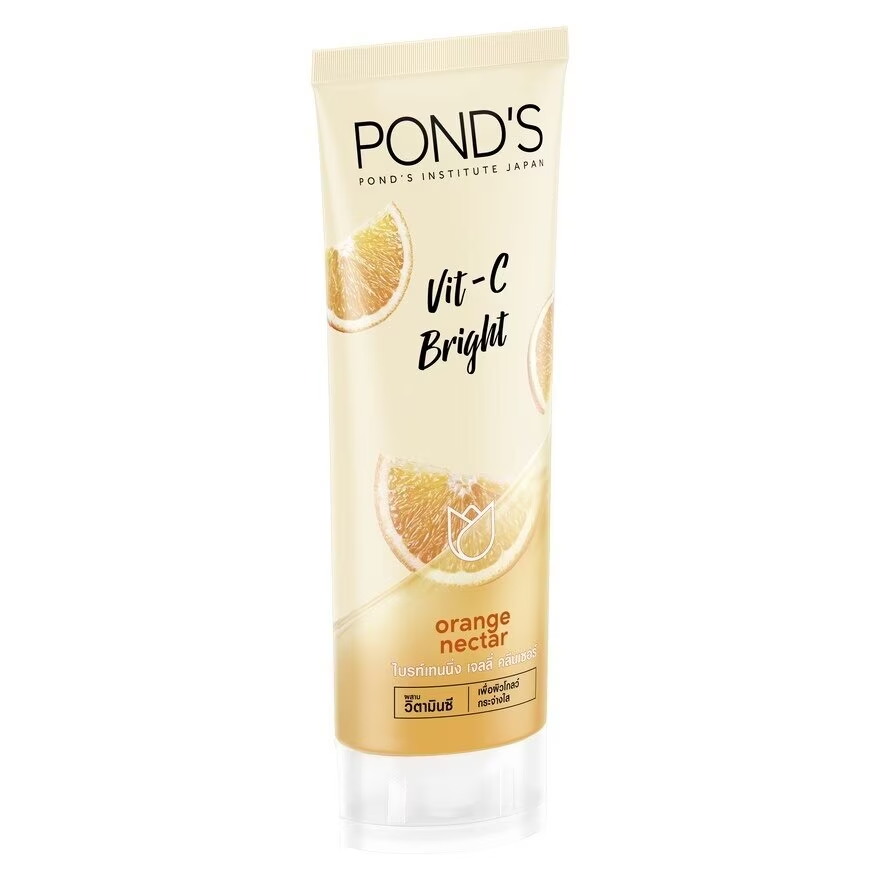 Pond's - Vit-C Bright Orange Nectar Jelly Cleanser Face Wash 100g.