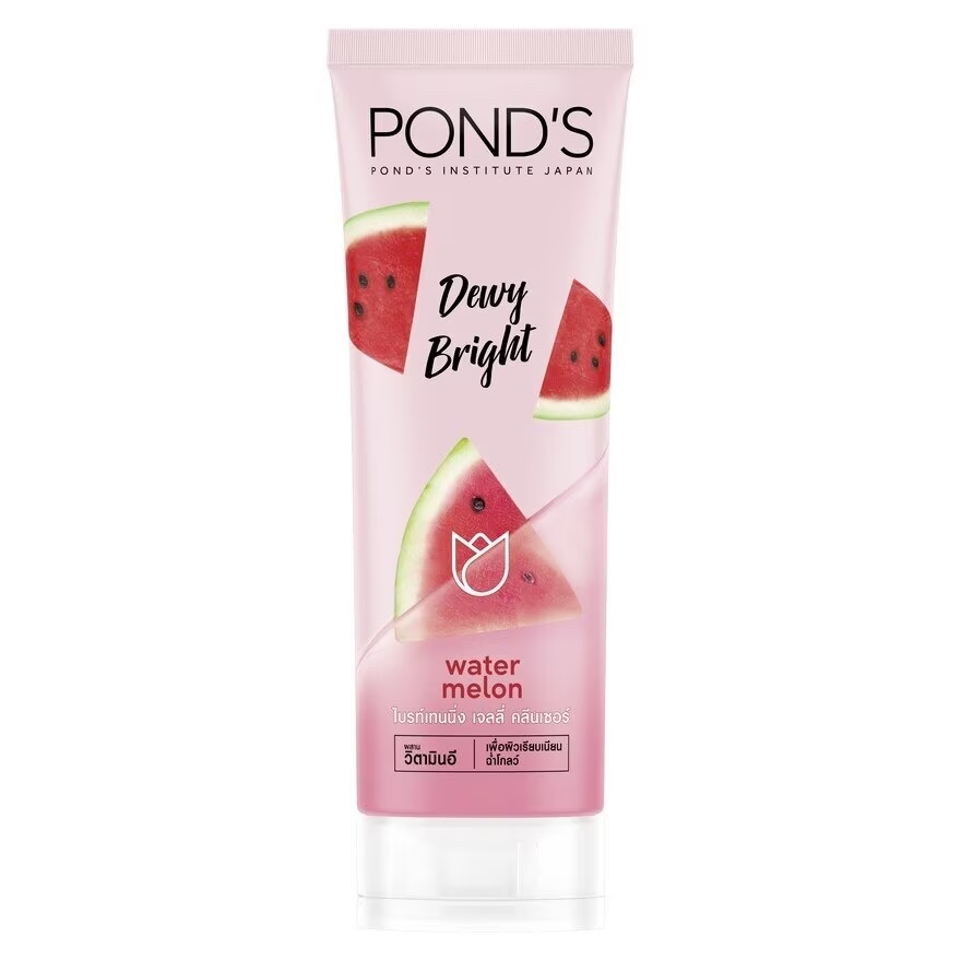 Pond's - Dewy Bright Watermelon Jelly Cleanser Face Wash 100g.