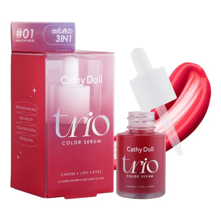 Cathy Doll - Trio Color Serum - Healthy Rose 15ml.