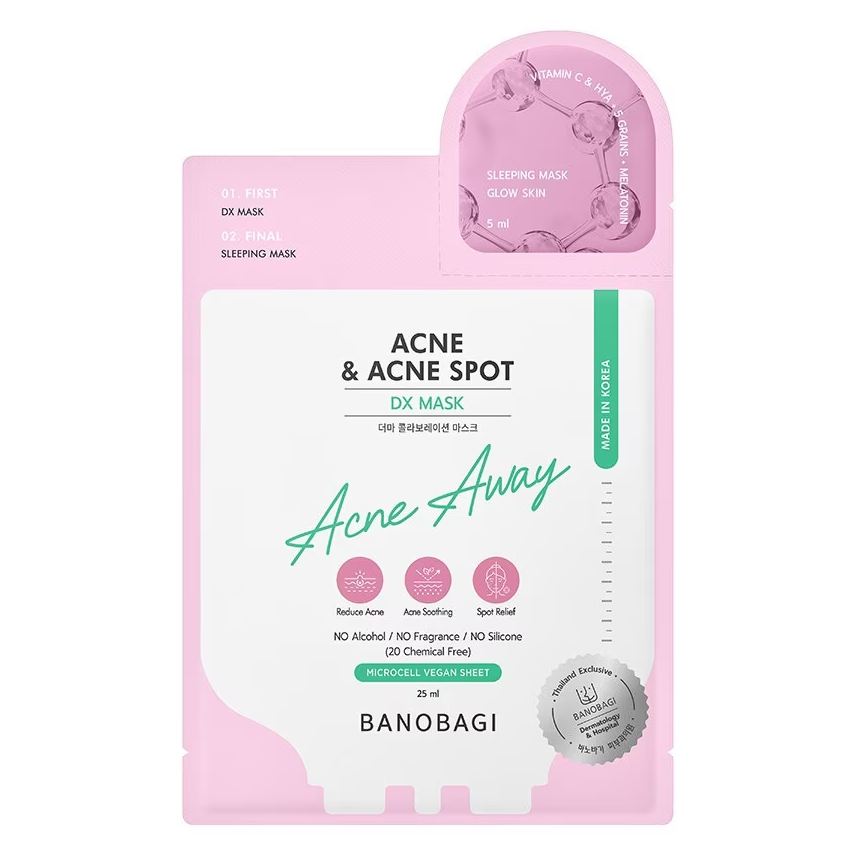 Banobagi - Dx Mask Acne & Acne Spot, Acne Away 25ml. (Pack of 3)