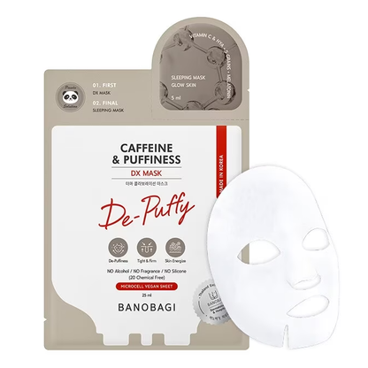 Banobagi - Dx Mask Caffeine & Puffiness, De-Puffy 25ml. (Pack of 3)