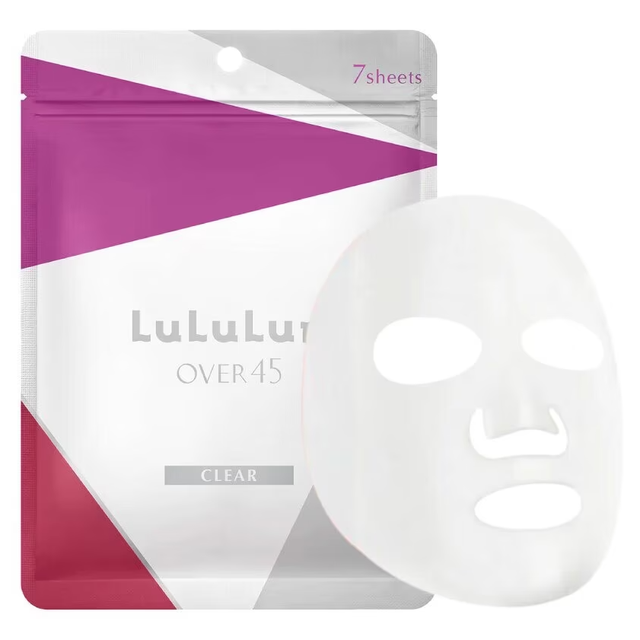 Lululun - Over 45 Clear Face Mask (Pack of 3 x 7 sheets) - Made in Japan