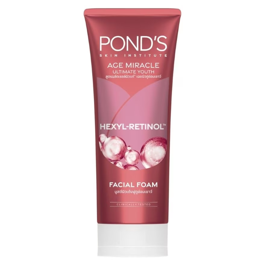Pond's - Age Miracle Ultimate Youth Hexyl-Retinol Facial Foam 90g.