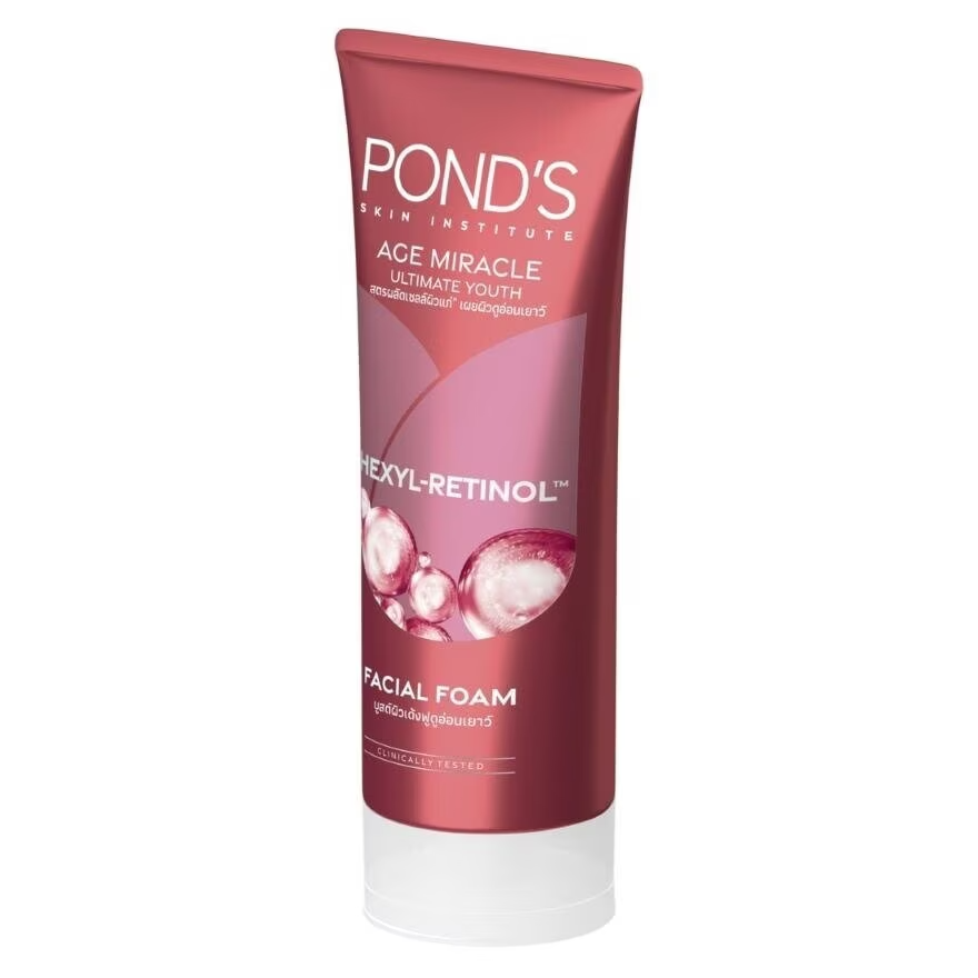 Pond's - Age Miracle Ultimate Youth Hexyl-Retinol Facial Foam 90g.