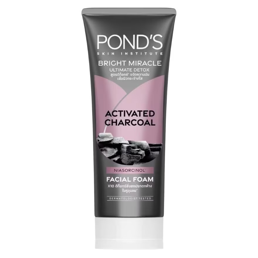 Pond's - Bright Miracle Ultimate Detox Activated Charcoal Facial Foam 90g.