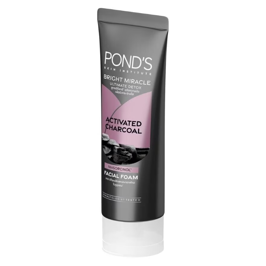 Pond's - Bright Miracle Ultimate Detox Activated Charcoal Facial Foam 90g.