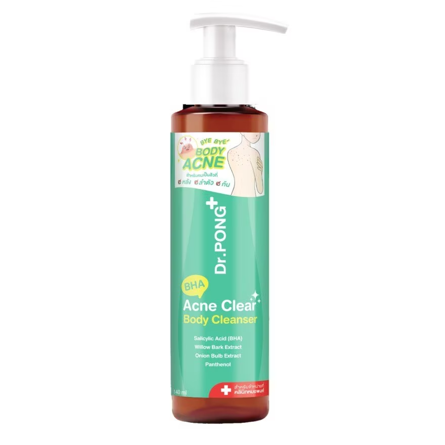 Dr.PONG - BHA Acne Clear Body Cleanser 140ml.