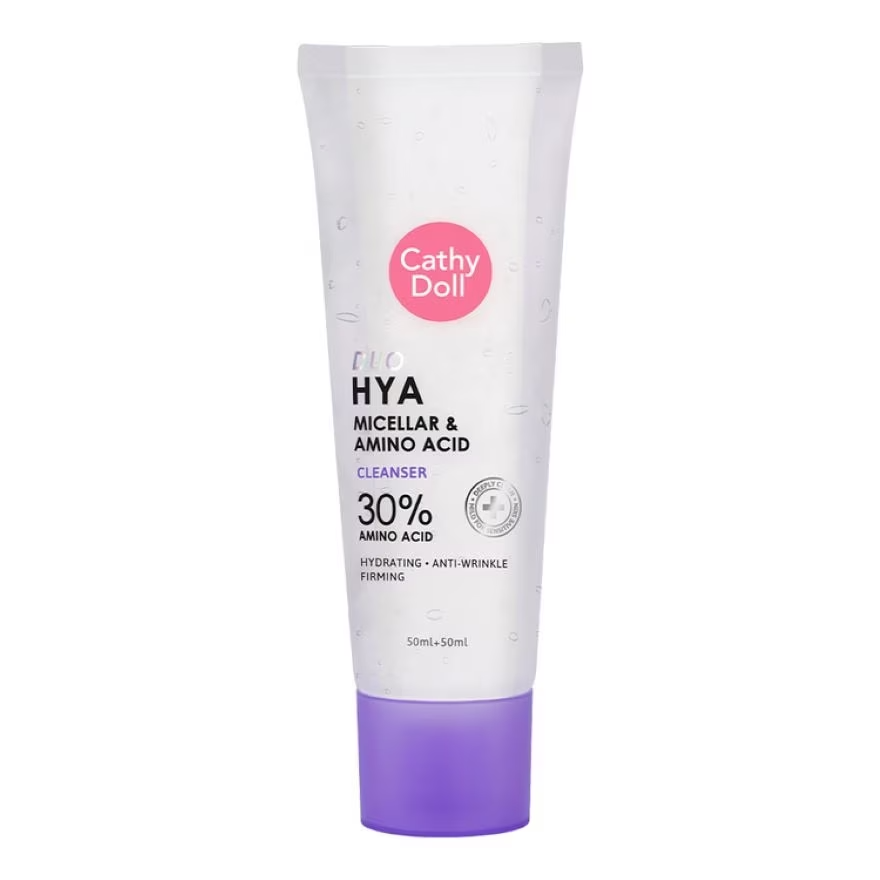 Cathy Doll - Duo Hya Micellar & Amino Acid Cleanser 50ml.