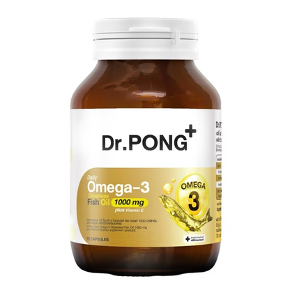 Dr.PONG - Daily Omega-3 Odourless Fish Oil 1000mg Plus Vitamin E (75 capsules)