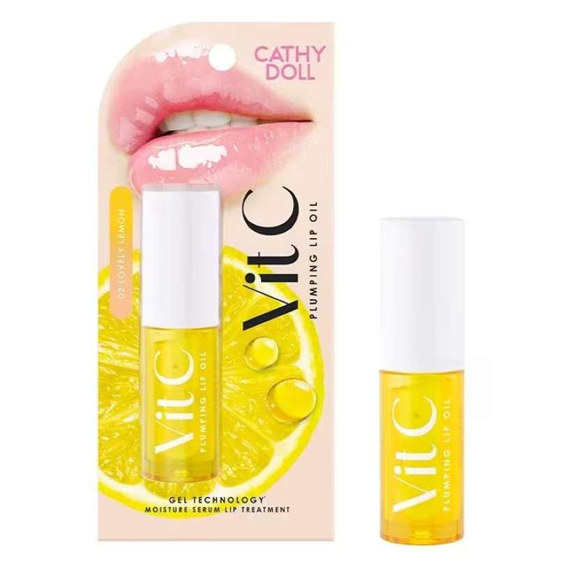 Cathy Doll - Vit C Plumping Lip Oil - Lovely Melon 2.4g.
