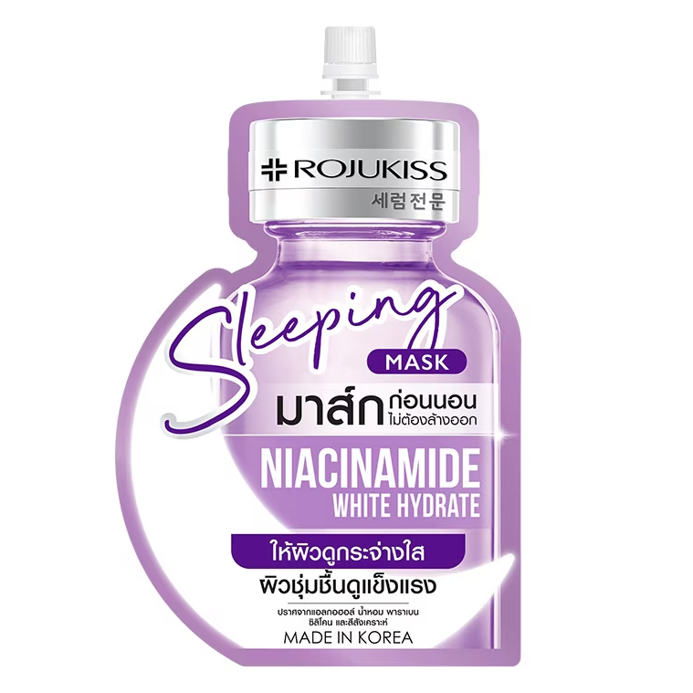 Rojukiss - Niacinamide White Hydrate Sleeping Mask (Pack of 6)