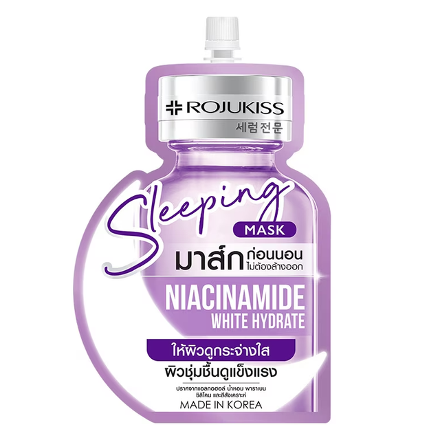 Rojukiss - Niacinamide White Hydrate Sleeping Mask (Pack of 6)