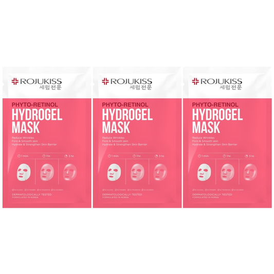 Rojukiss - Phyto-Retinol Hydrogel Mask (Pack of 3)